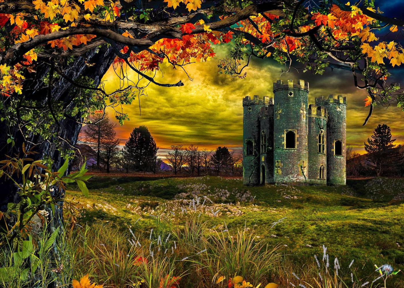 Haunted Castle · original front artwork