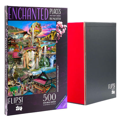 FLIPSI COMPLETE: Enchanted Falls Puzzle | Flipsi Board Included