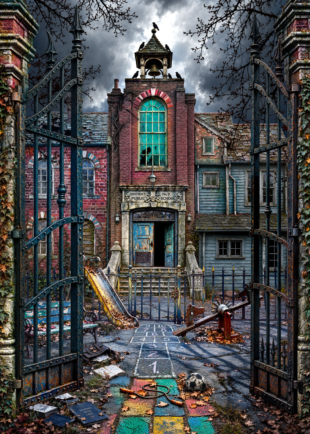Haunted School &middot; original front artwork