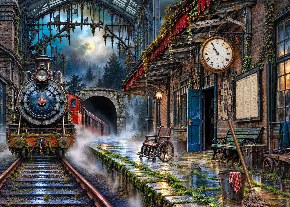 Haunted Station &middot; original front artwork