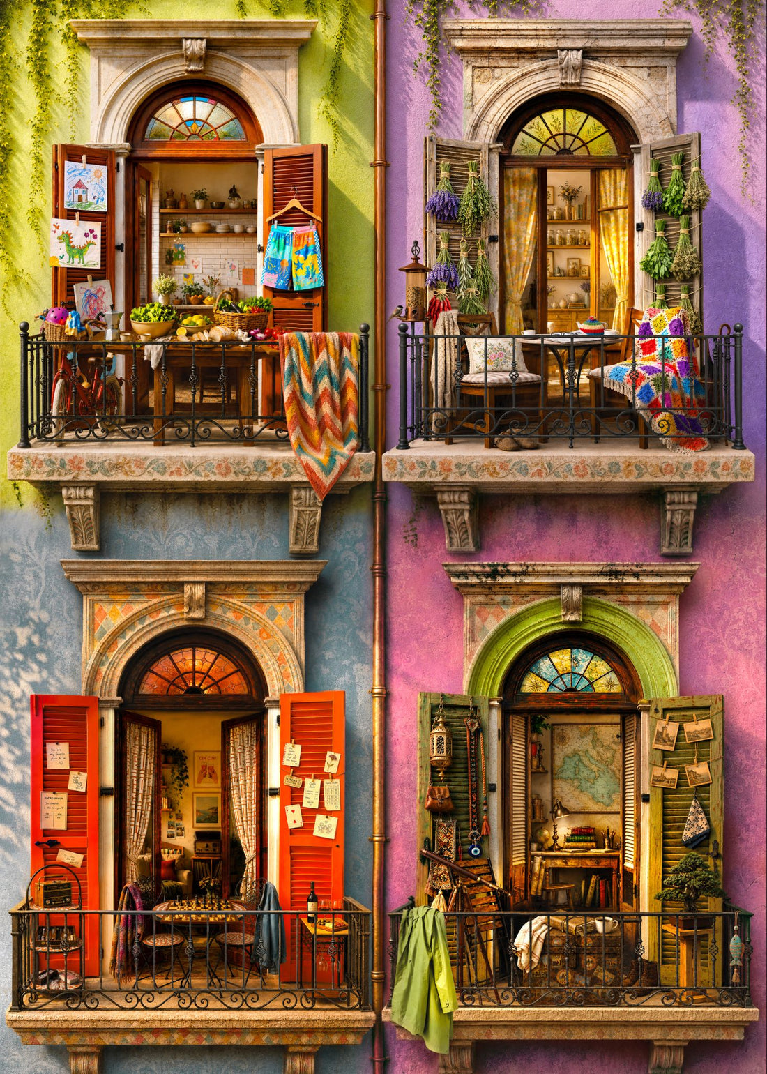Open Shutters Flipsi Puzzle