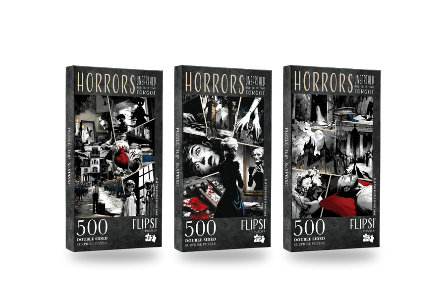 Horrors Unearthed Flipsi Set box