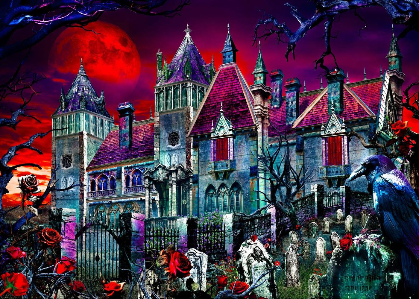 Haunted Mansion &middot; original front artwork
