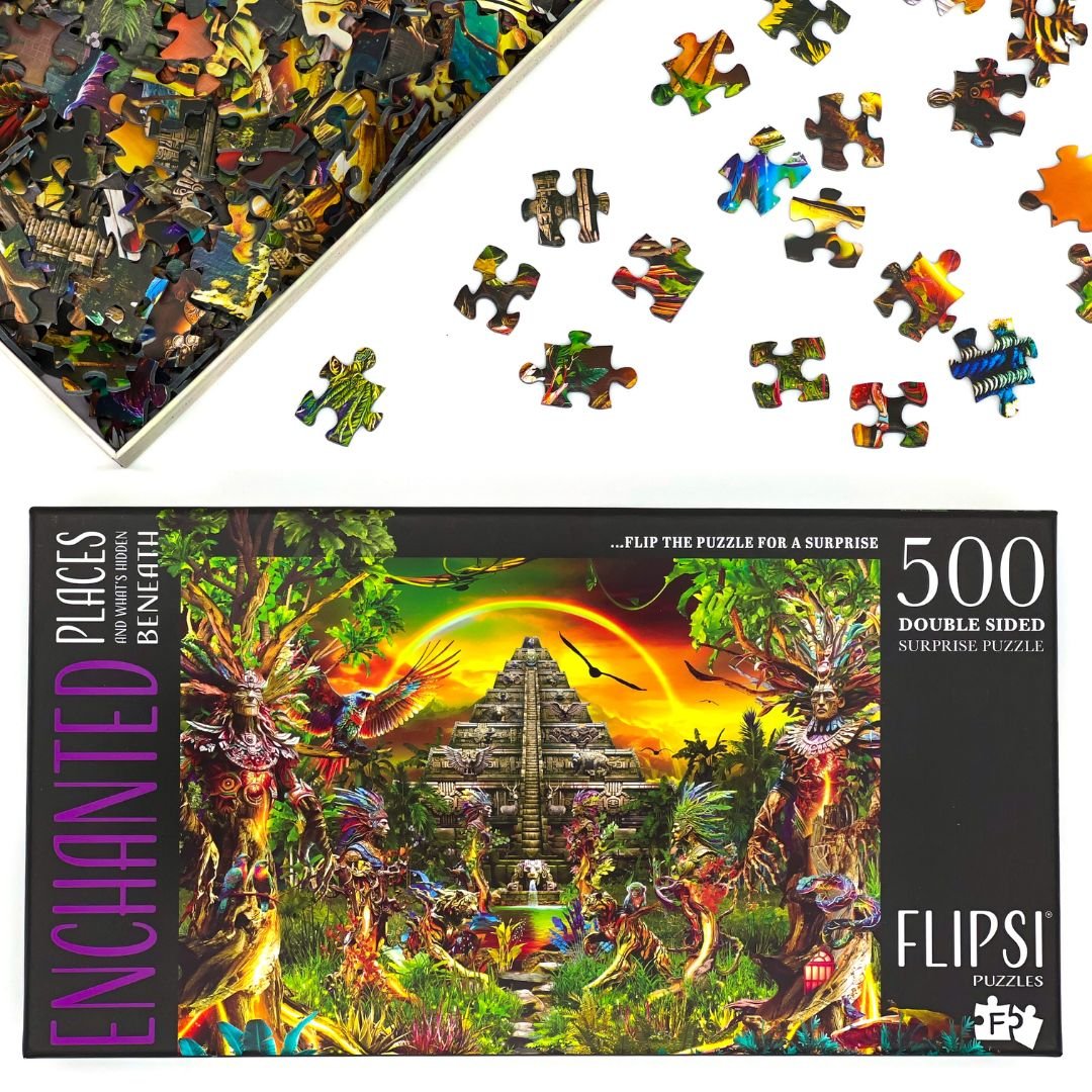 FLIPSI PLUS: All Three Enchanted Places & Flipsi Board - Flipsi Puzzles