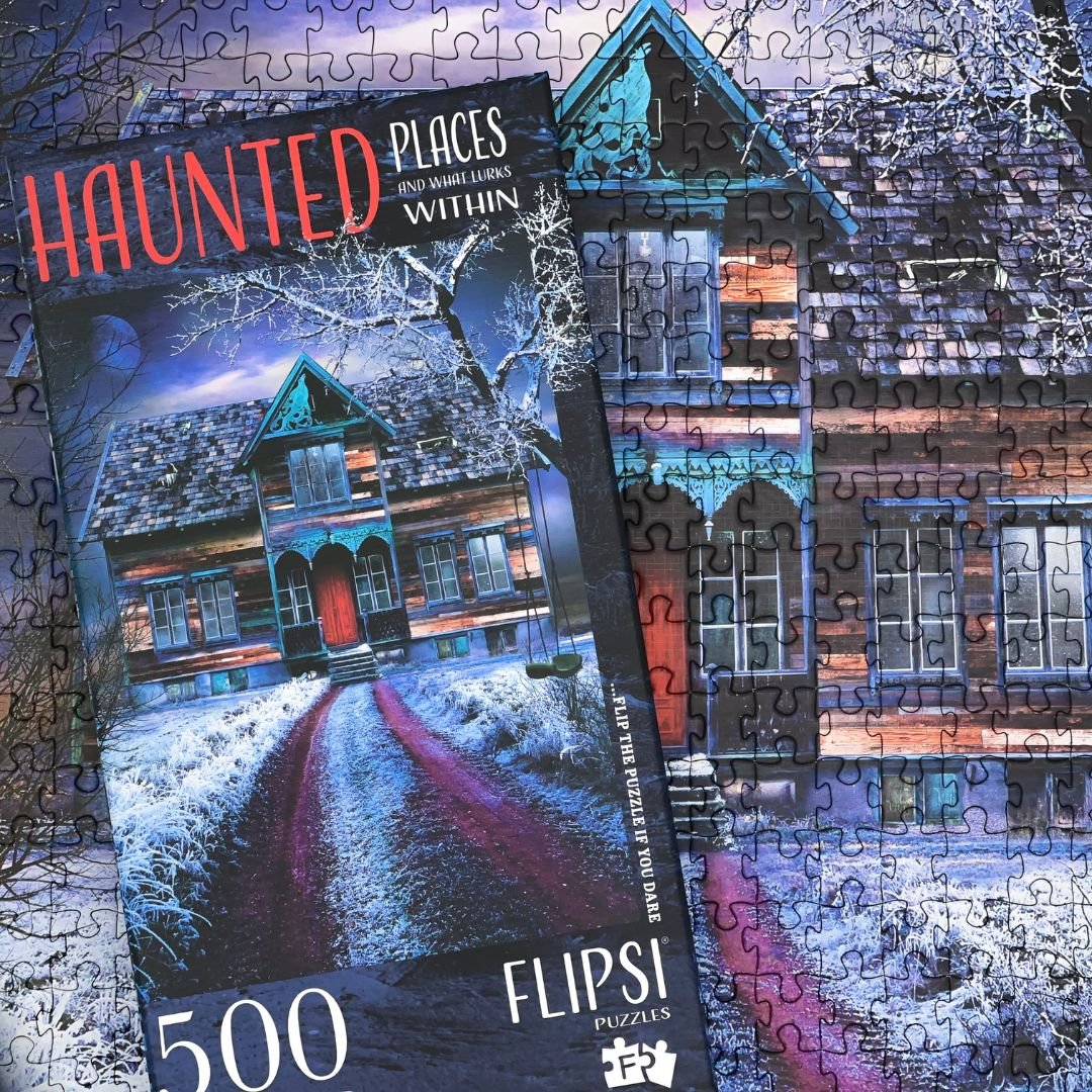 FLIPSI PLUS: All Three Haunted Places &amp; Flipsi Board - Flipsi Puzzles