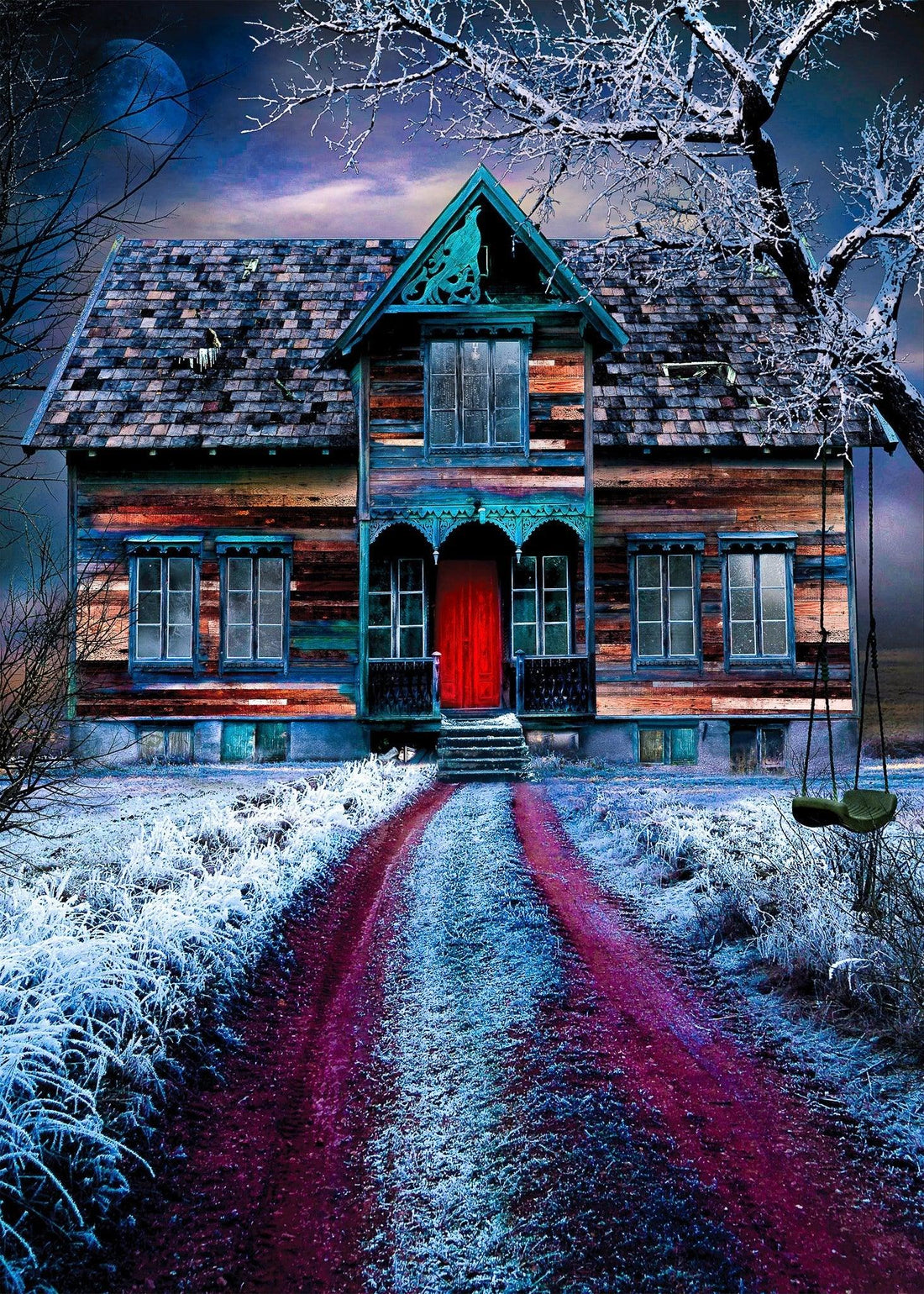 PRE-ORDER FLIPSI COMPLETE: Haunted House Puzzle | Flipsi Board Included - Flipsi Puzzles