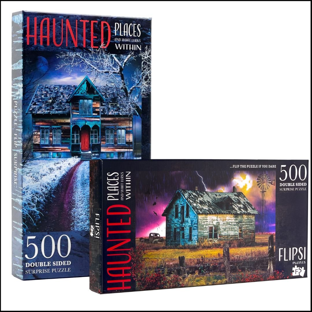 TWIN PACK: Haunted House|Farmhouse - Flipsi Puzzles