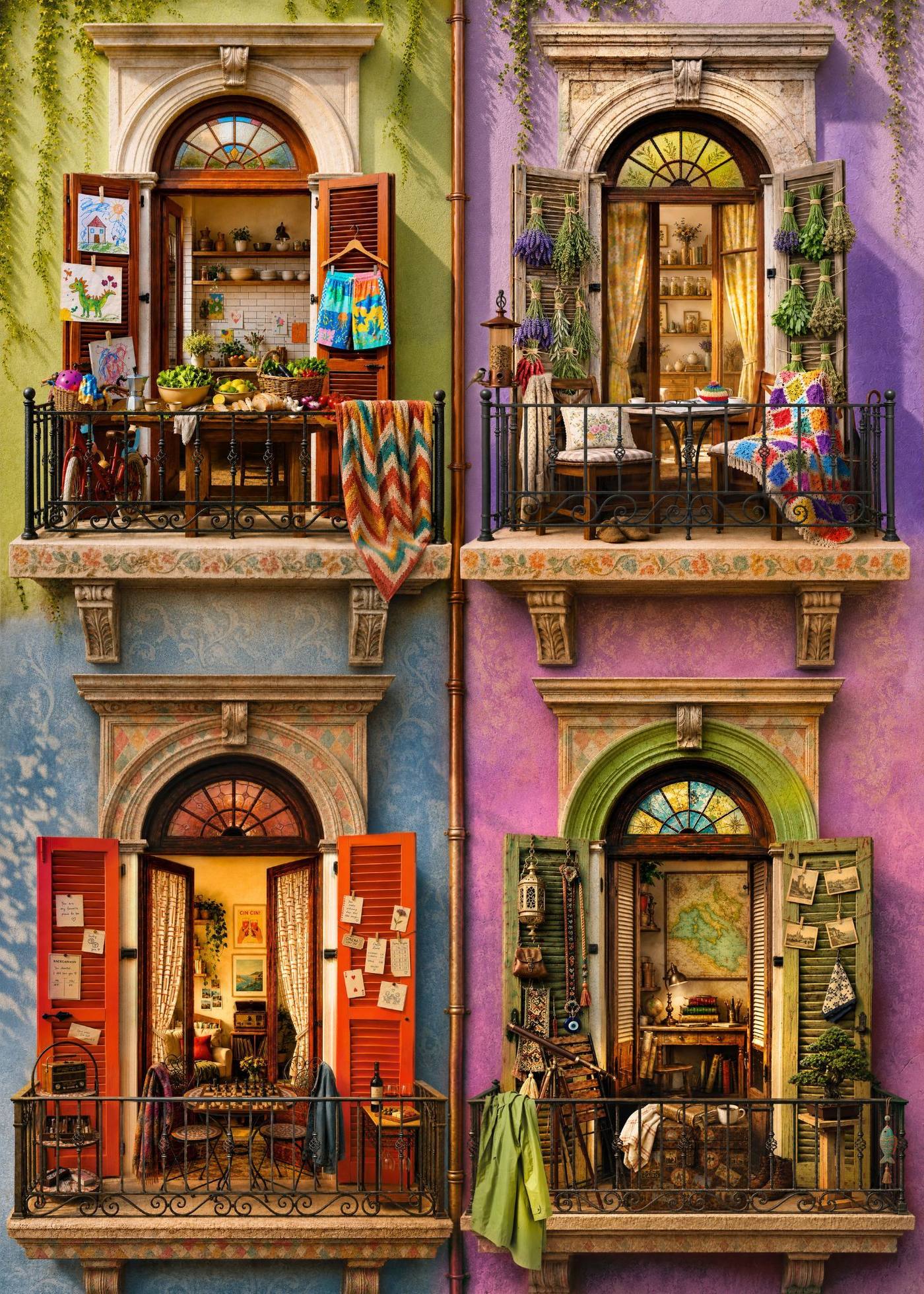 Balcony Escapes · Open Shutters artwork